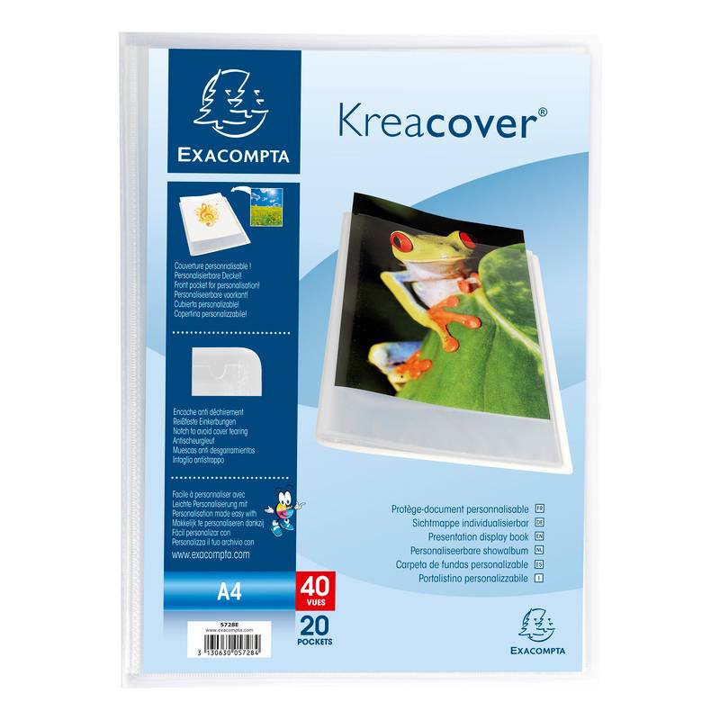 EXACOMPTA Sichtbuch, DIN A4, PP, kristall