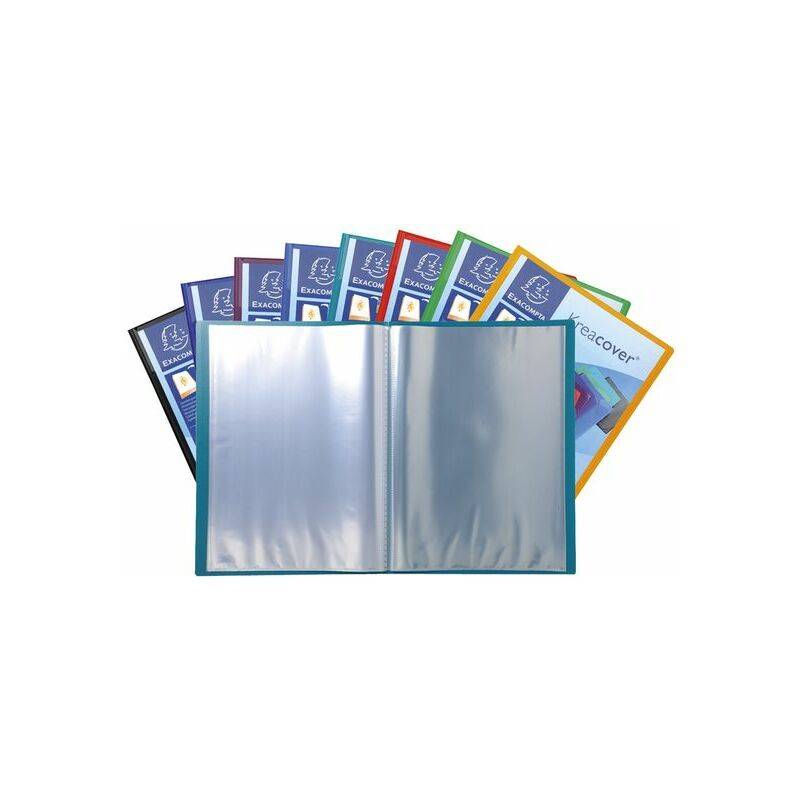 EXACOMPTA Sichtbuch Kreacover, PP, DIN A4, 40 Hüllen