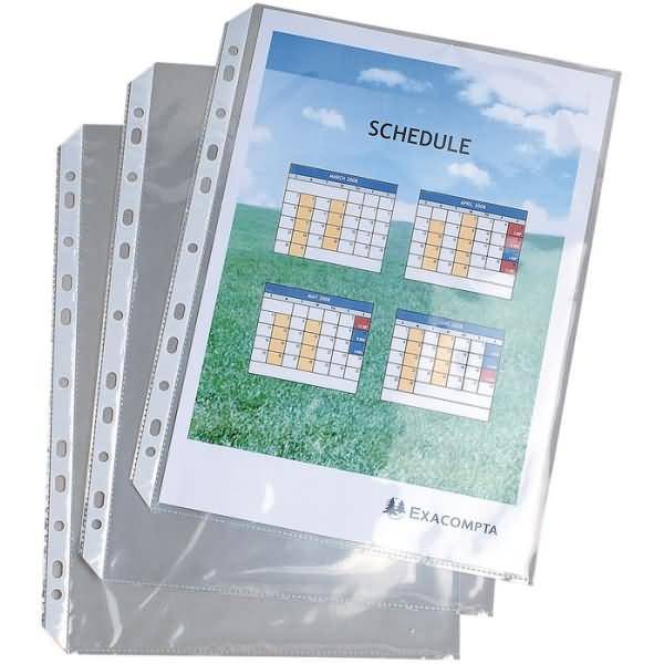 Prospekthüllen Exactive A4 PP 100my VE=20 Stück