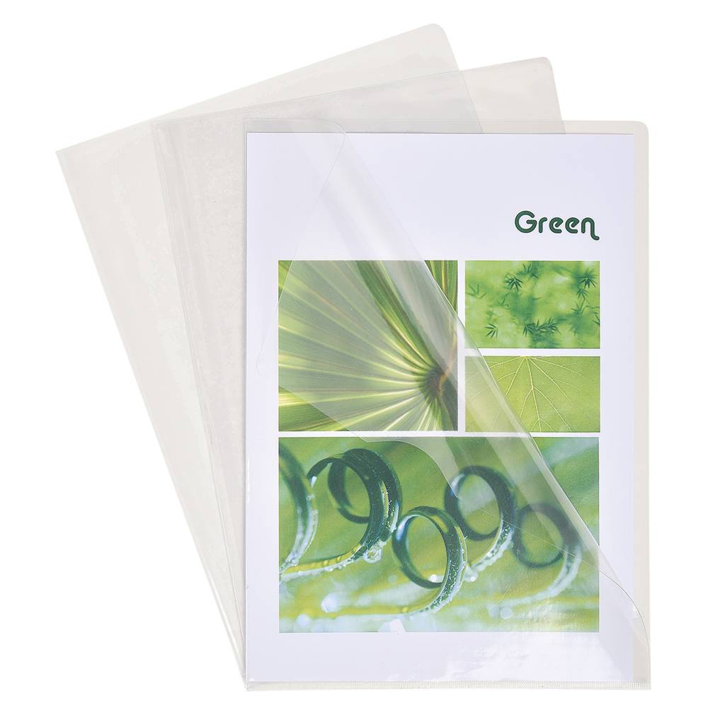 Exacompta Pack 50 Aktensichthüllen glatt PVC 180µ,DIN A4, Kristall, 5950E