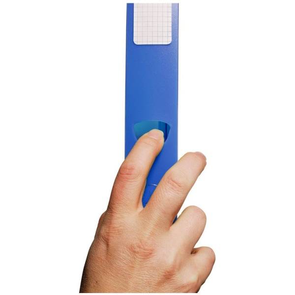 Sammelbox Kreacover 40mm PP transparent blau