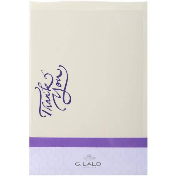 Karte & Umschlag Typo C6 'Thank you '