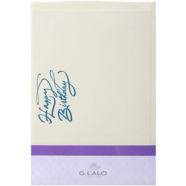 Karte & Umschlag Typo C6 'Birthday'