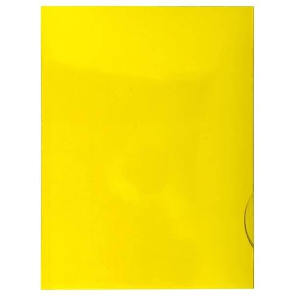 Präsentationsmappe Chromolux A4 Karton 250g gelb VE=20 Stück