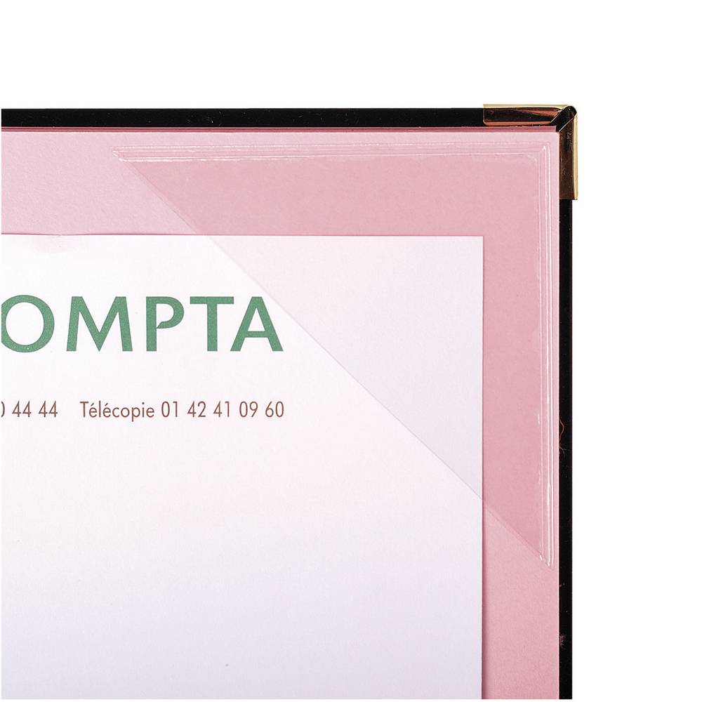 Exacompta 654799E Unterschriftenmappe L'Expanse, 24 Fächer, Format 24x32cm - Dunkelgrün