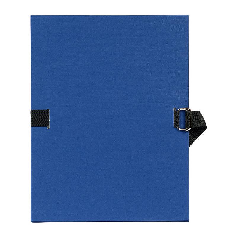 EXACOMPTA Dokumentenmappe, DIN A4, Karton, dunkelblau