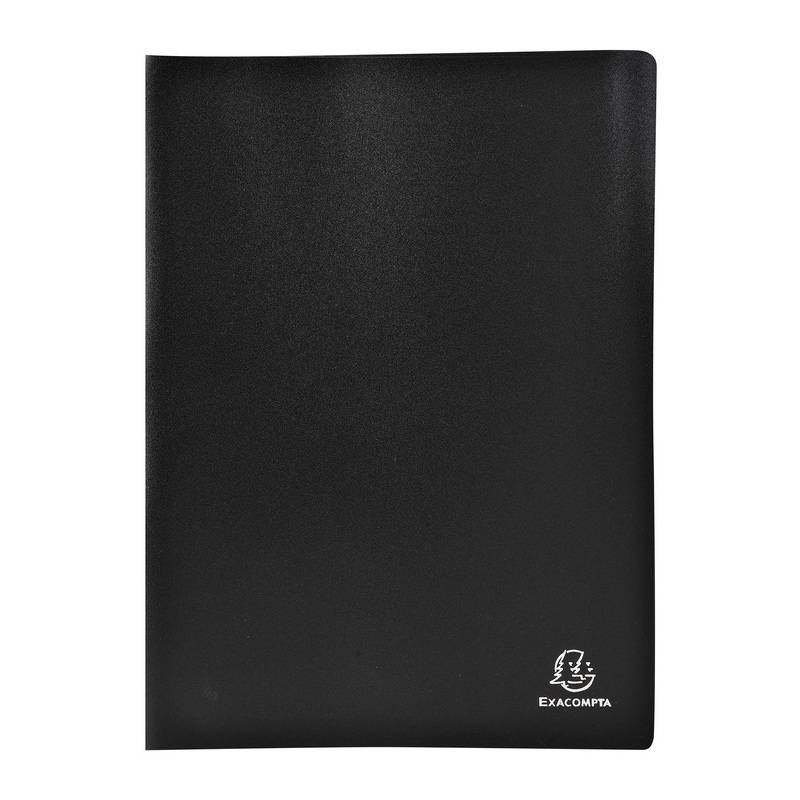EXACOMPTA Sichtbuch, DIN A4, PP, 100 Hüllen, schwarz