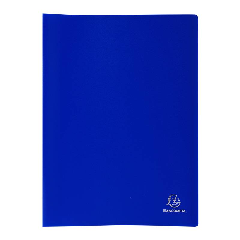EXACOMPTA Sichtbuch, DIN A4, PP, 50 Hüllen, blau