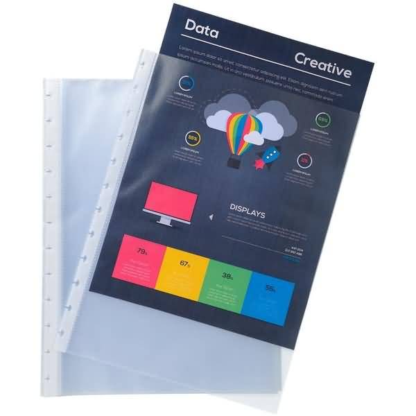 Ersatzhüllen für Sichtbuch A4 transparent VE=10 Stück