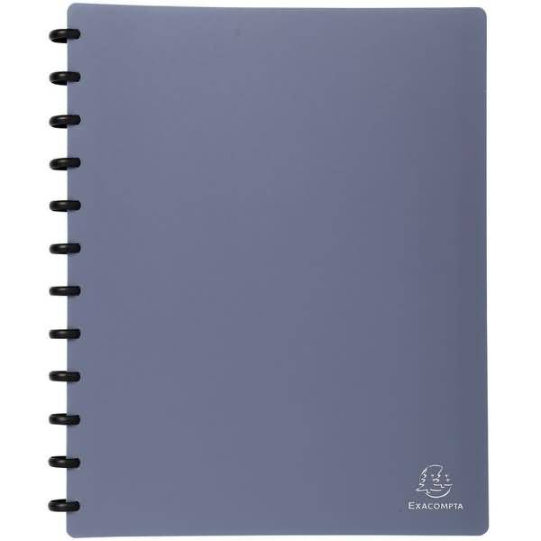 Sichtbuch A4 30 Hüllen grau