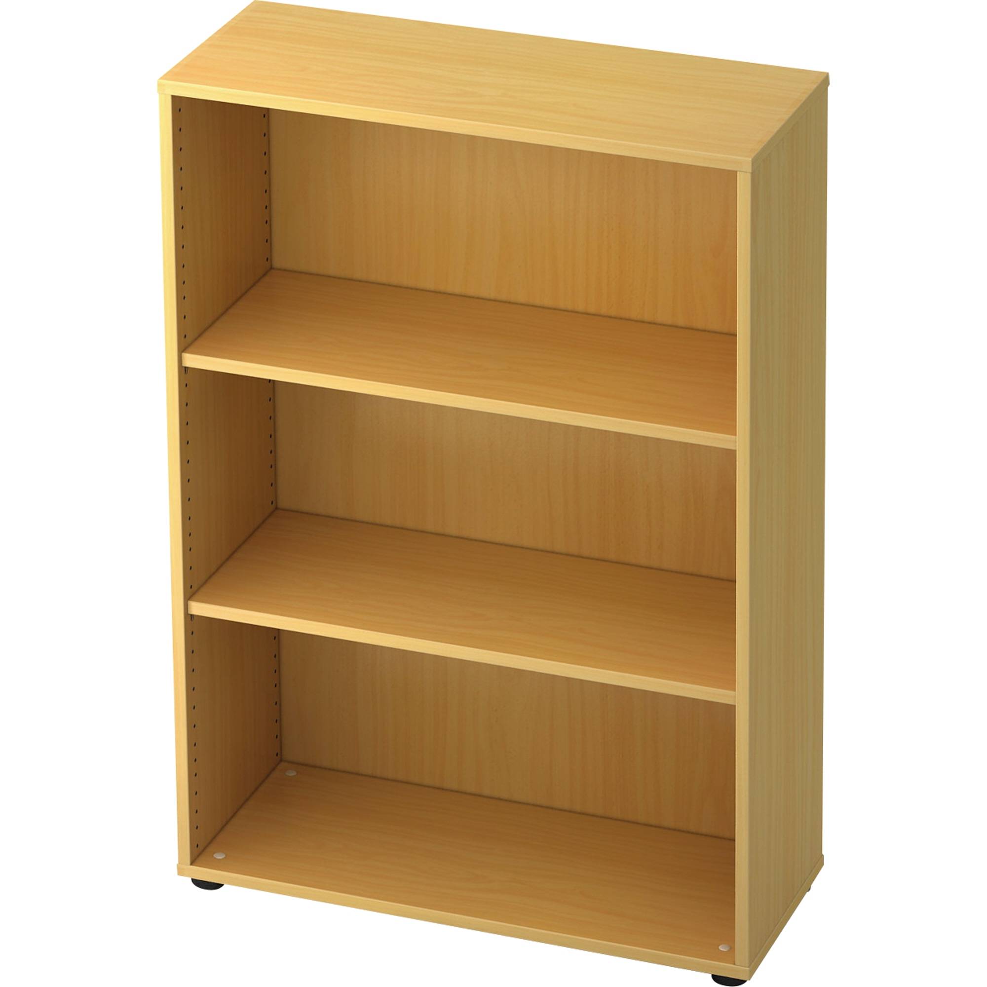 Regal 3 Ordnerhöhen BxTxH 800x330x1144mm Buche