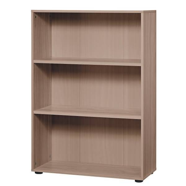 Regal 3 Ordnerhöhen BxTxH 800x330x1144mm Nussbaum