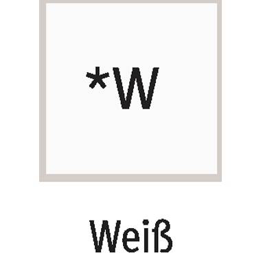 Hammerbacher Regal Solid V6000/W 5OH 80x40x200,4cm weiß