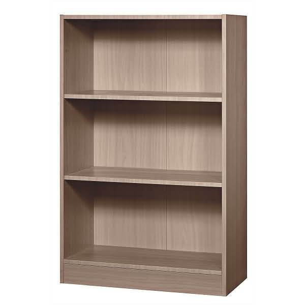 Regal 3 Ordnerhöhen BxTxH 800x400x1270mm Nussbaum