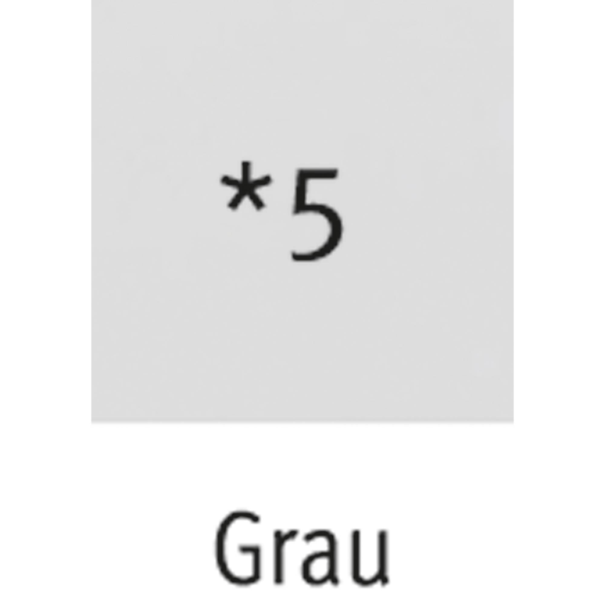 Hammerbacher Registraturschrank V7300/5/5/SG 5OH grau/grau