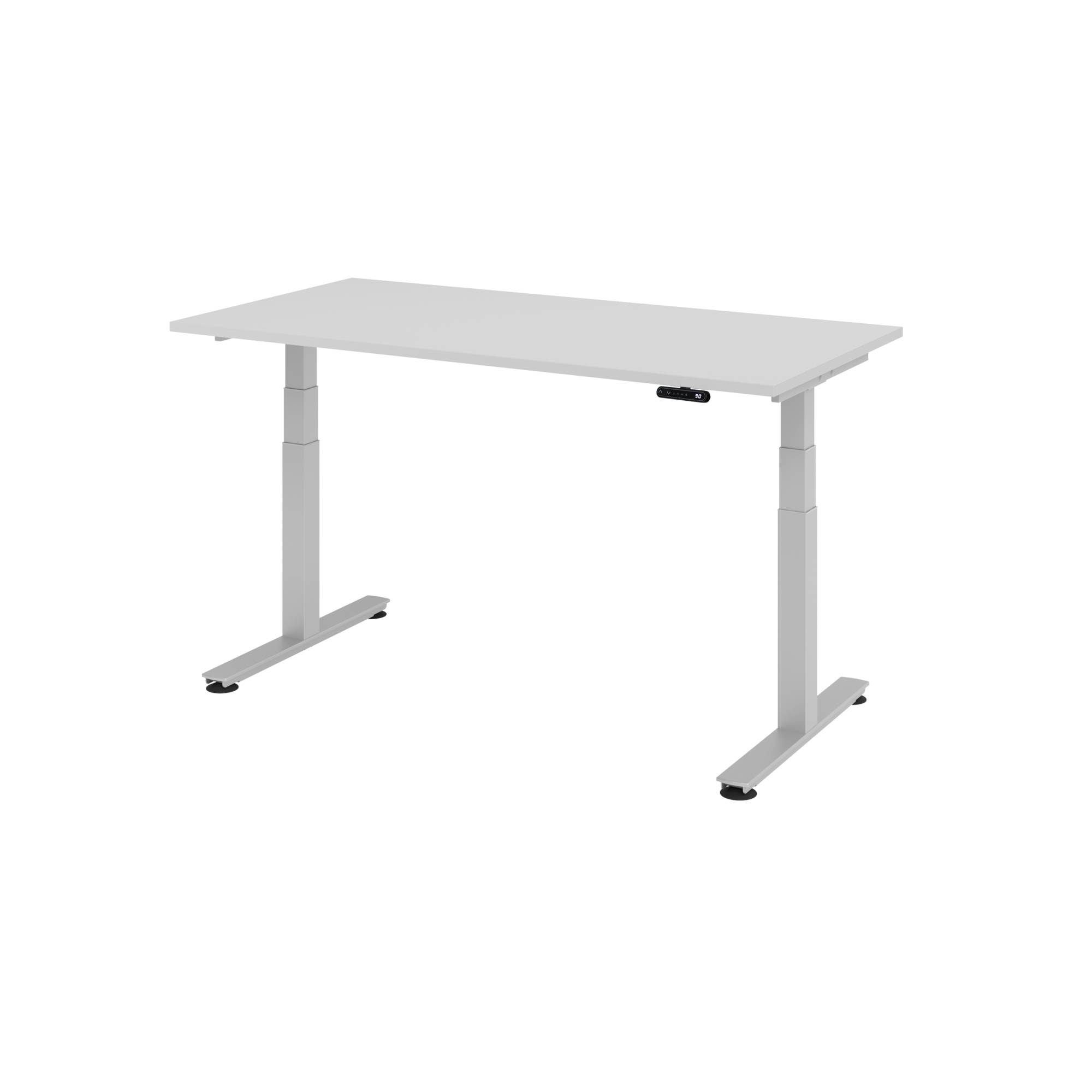 Hammerbacher Schreibtisch VXDSM16/5/S 160x80cm grau