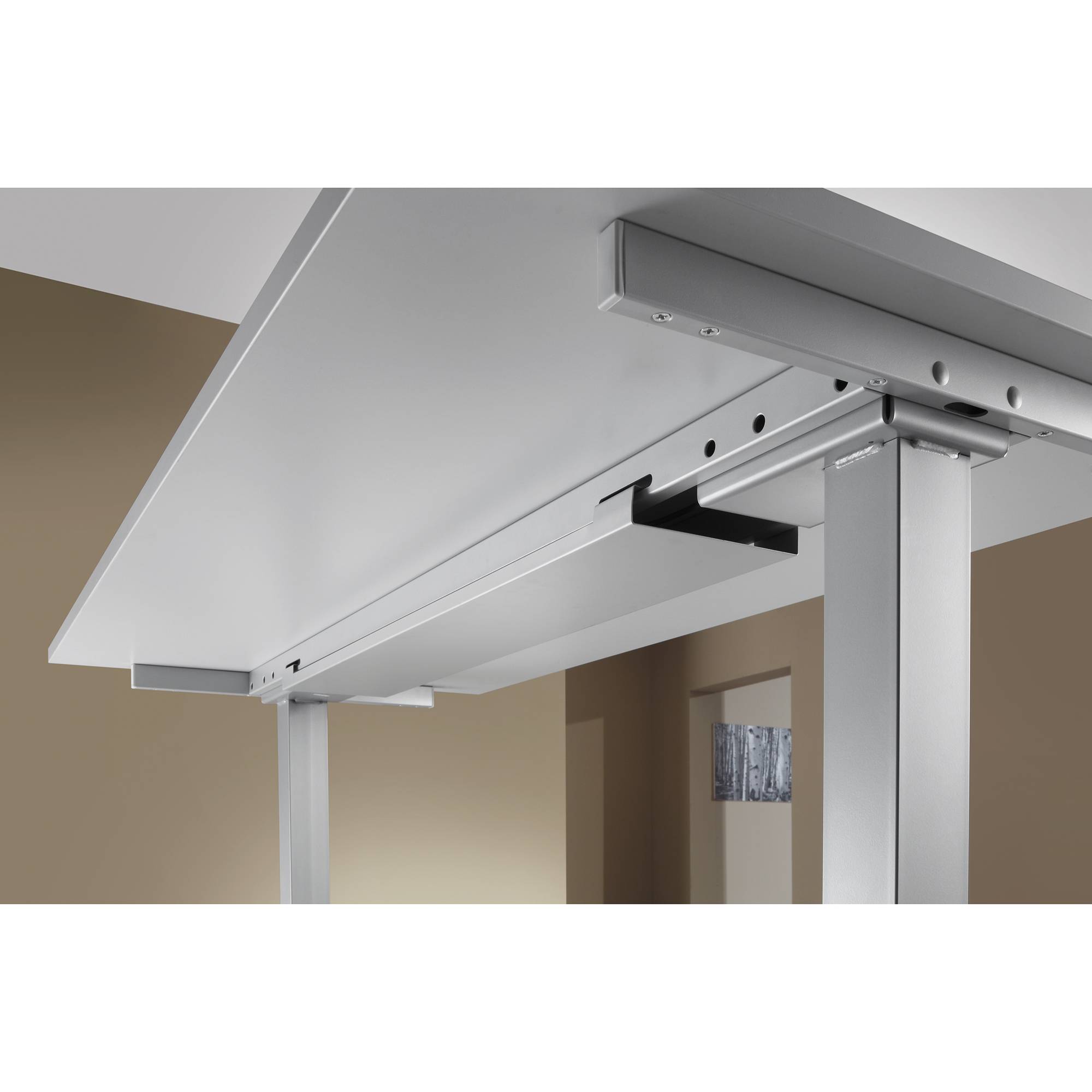 Hammerbacher Schreibtisch VXDSM19/W/S 180x80cm weiß