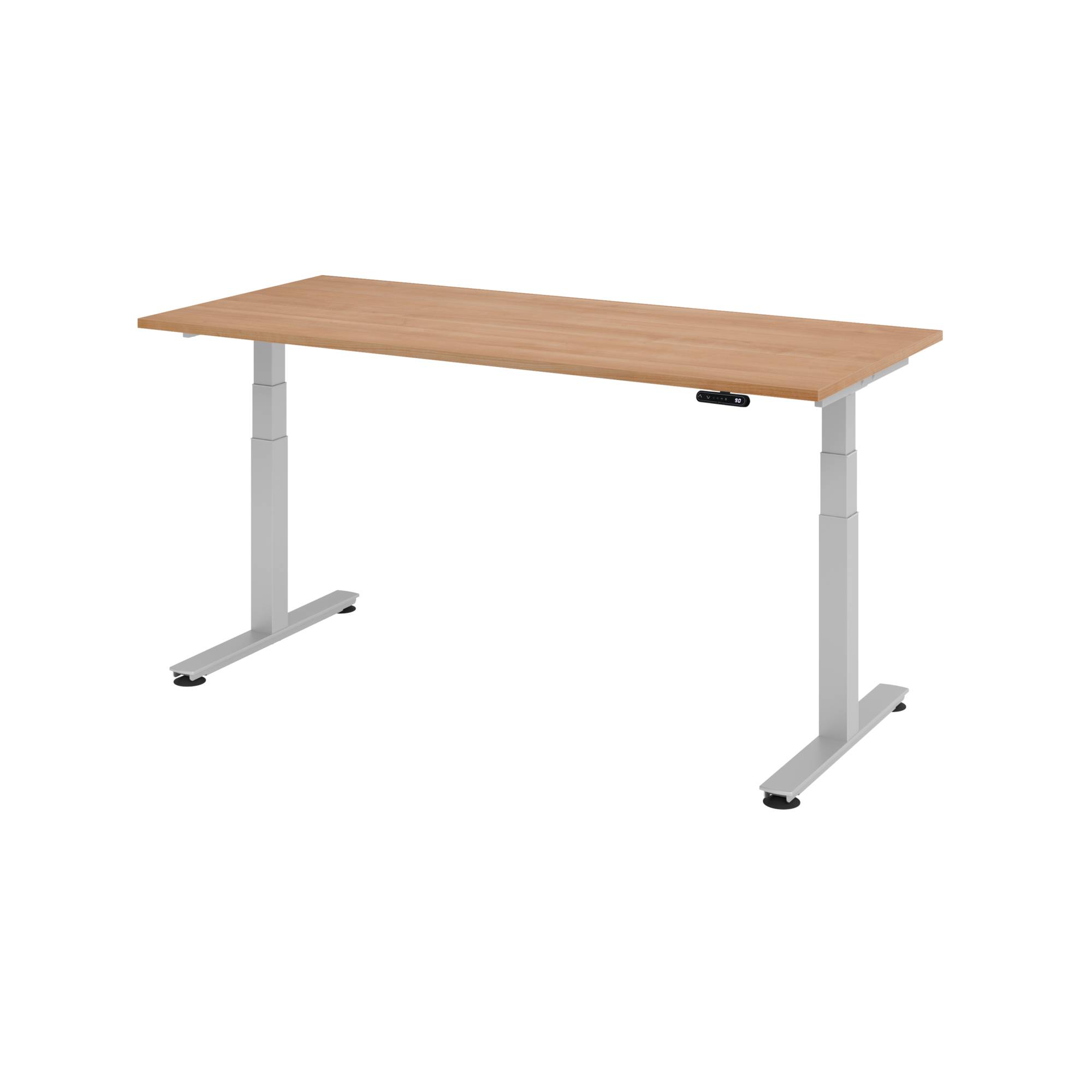 Hammerbacher Schreibtisch VXDSM19/N/S 180x80cm nußbaum