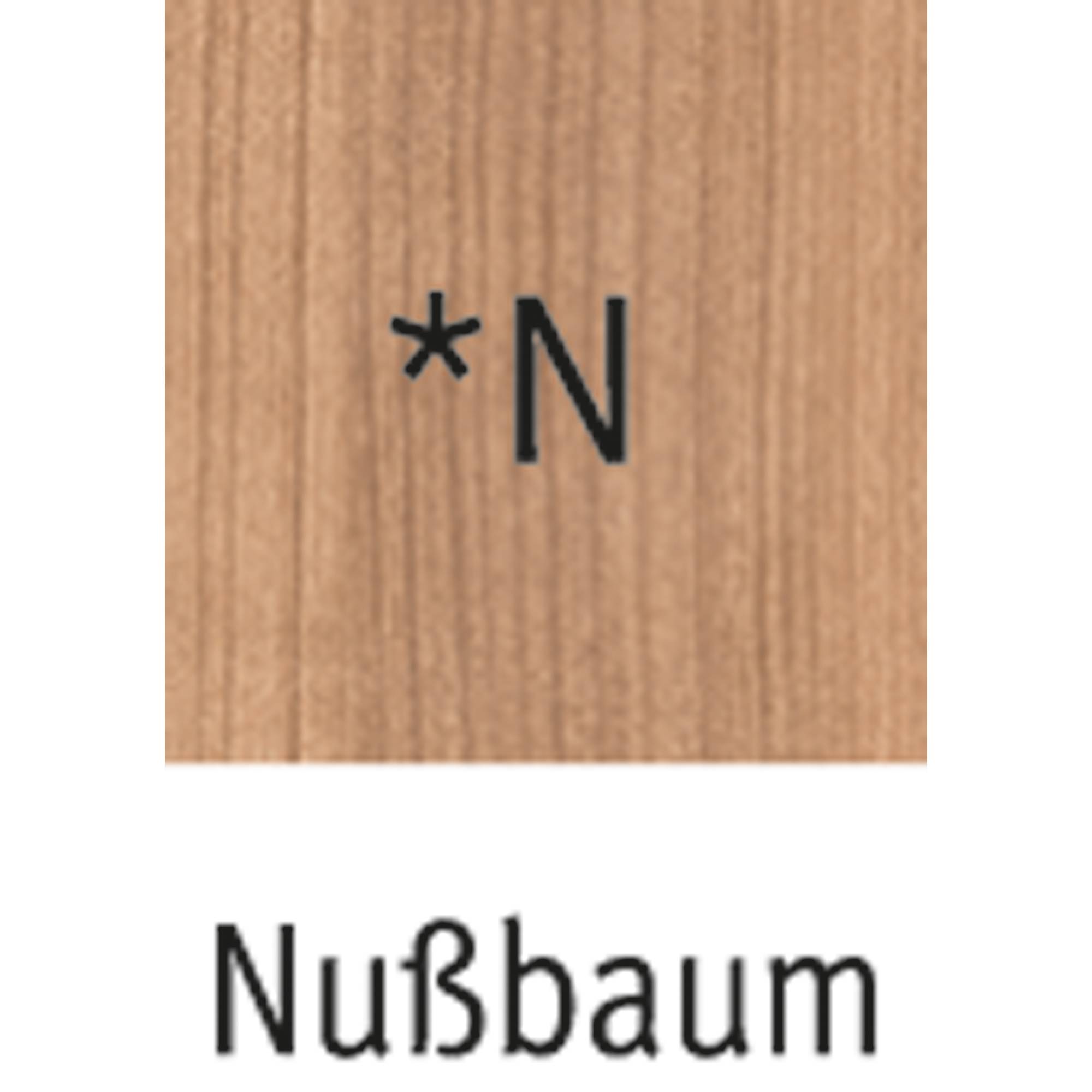 Hammerbacher Flügeltürenschrank V6550/W/N/SG 3OH weiß/nußbaum