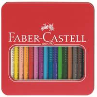 Faber-Castell Jumbo GRIP - Farbstift - leuchtende Farben, sortiert - 3.8 mm (Packung mit 16)