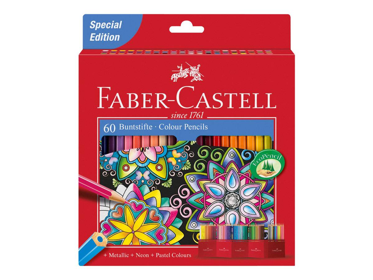 Faber-Castell 111260, Mehrfarben, 60 Stück(e)
