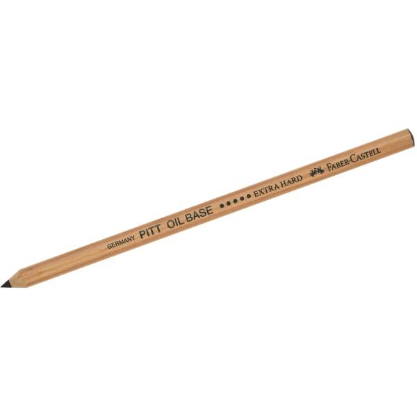 Künstlerstift Pitt Oil Base schwarz extra hart
