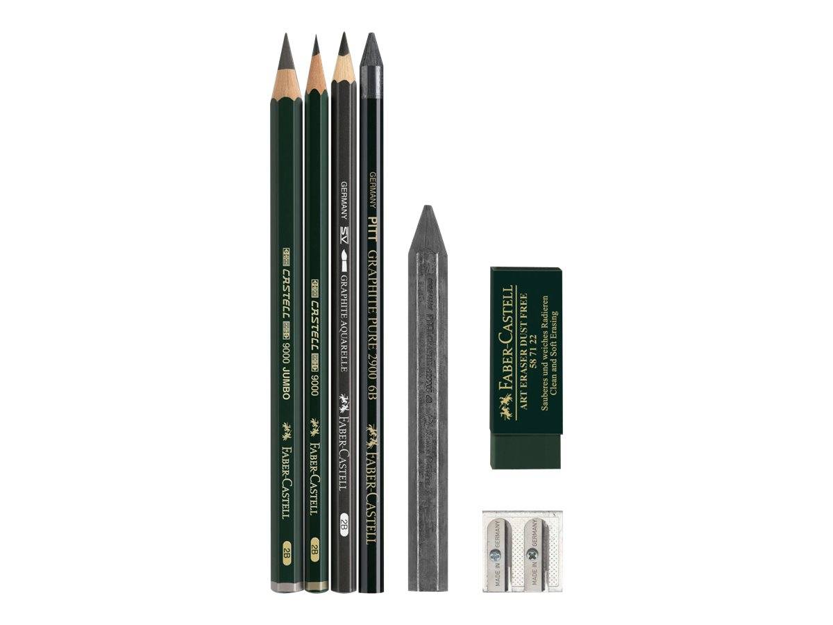 Faber-Castell Pitt Graphite set - Farbstift- und Bleistift-Set