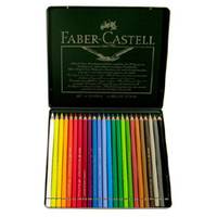 Faber-Castell - Pinsel- und Farbstift-Set - Aquarell (Packung mit 24)
