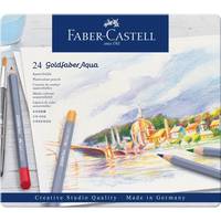 Faber-Castell GOLDFABER Aqua - Wasserfarbstift - gemischte Farben (Packung mit 24)