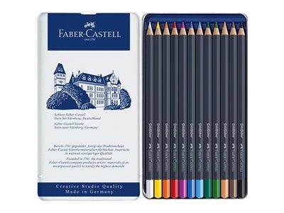 FABER-CASTELL GOLDFABER - Farbstift - verschiedene Farben (Packung mit 12)
