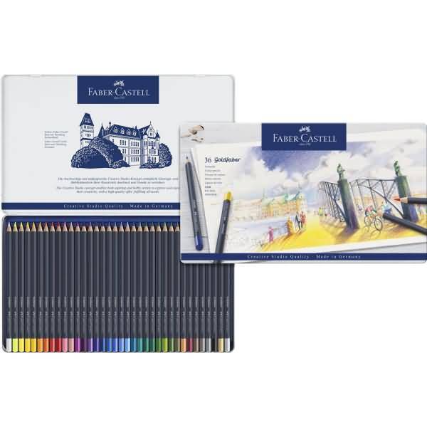 Farbstift Goldfaber permanent sortiert VE=36 Stück Etui