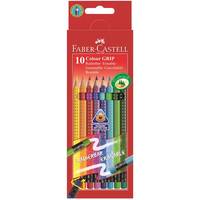 Faber-Castell GRIP 2001 - Farbstift - Aquarell - nicht dauerhaft - mit Radierer (Packung mit 10)