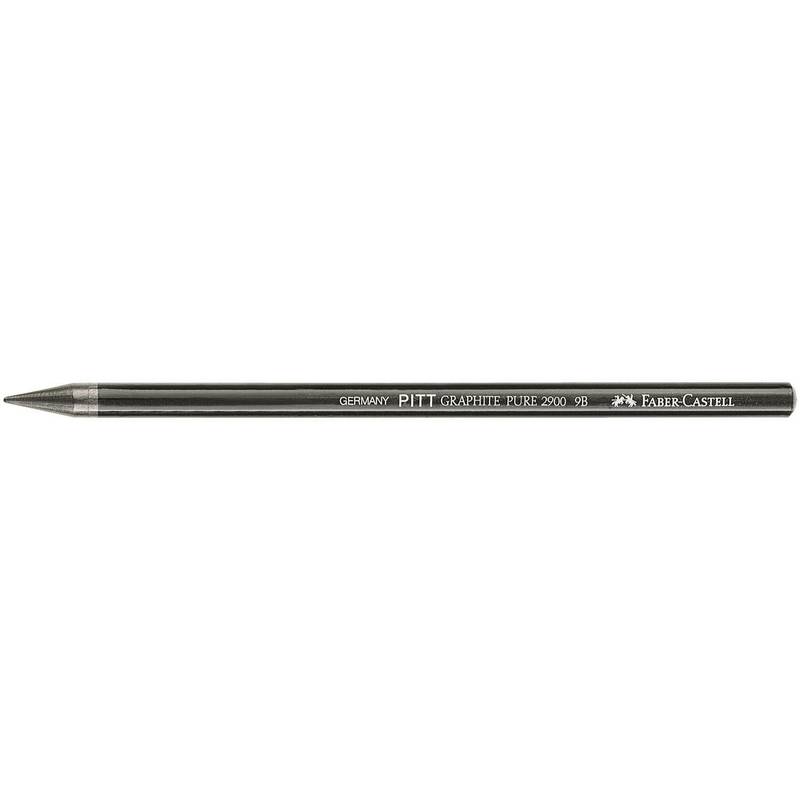 FABER-CASTELL Graphitstift PITT GRAPHITE PURE, Härtegrad: 9B