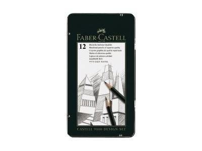 FABER-CASTELL CASTELL 9000 - Bleistift - Grafit - gemischt (Packung mit 12)