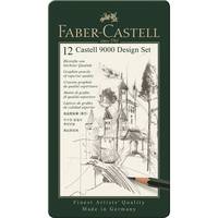 Faber-Castell CASTELL 9000 - Bleistift - Grafit - gemischt (Packung mit 12)