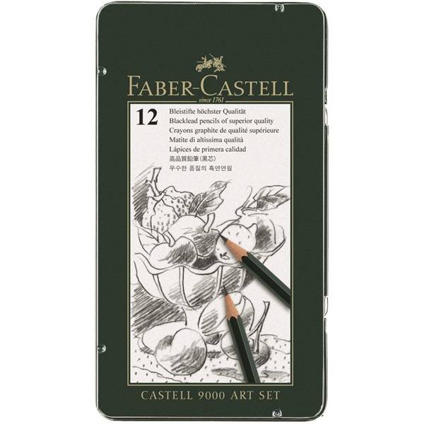 FABER-CASTELL CASTELL 9000 - Bleistift - gemischt (Packung mit 12)