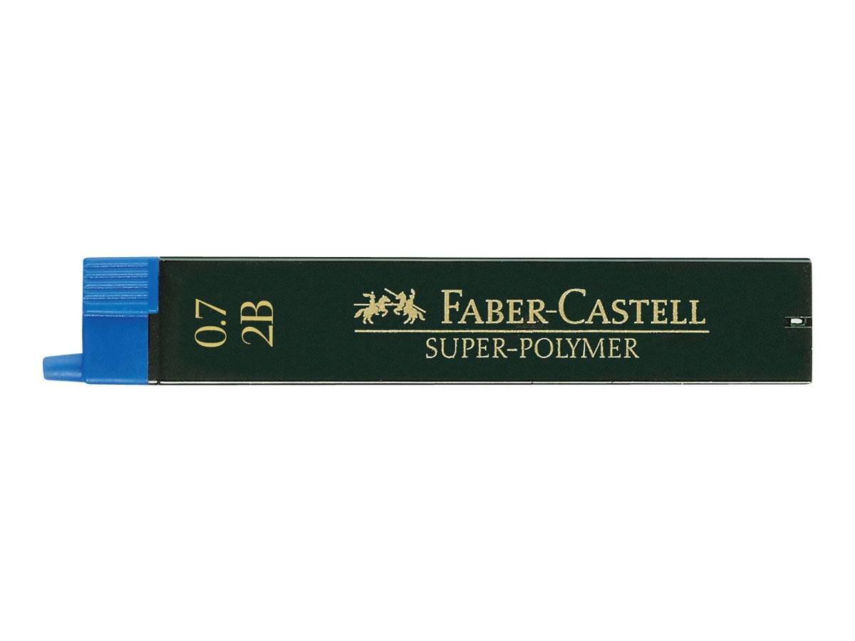 Faber-Castell Super-Polymer - Bleistiftmine - H - 0.7 mm (Packung mit 12)
