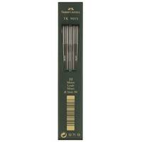 Faber-Castell TK 9071 - Bleistiftmine - 3H - Intense Black - 2 mm (Packung mit 10)