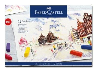 FABER-CASTELL Mini - Farbstift - verschiedene Pastellfarben (Packung mit 72)
