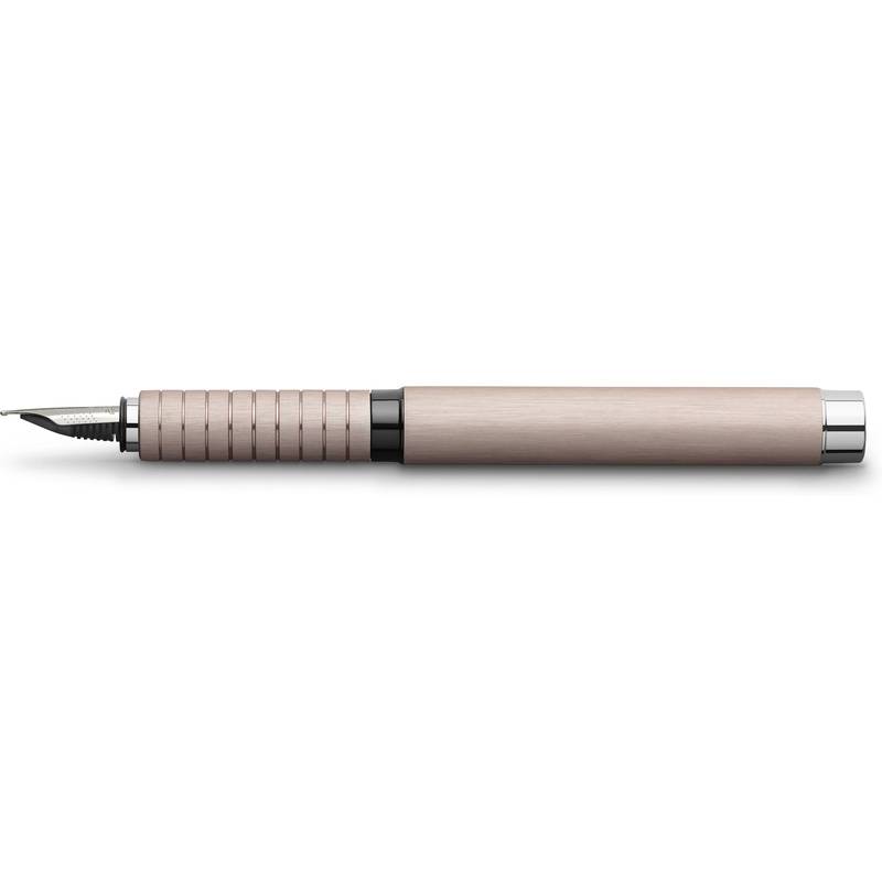 FABER-CASTELL Füllhalter Essentio Aluminium, rosé, F