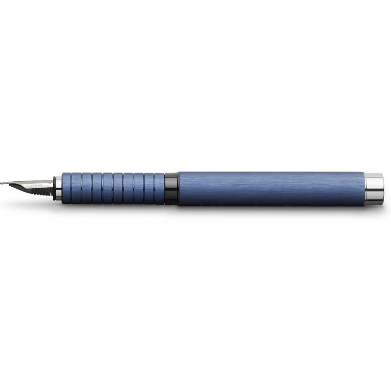 FABER-CASTELL Füllhalter Essentio Aluminium, blau, F