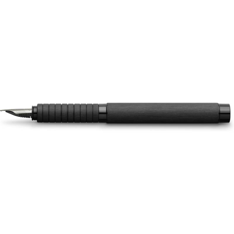 FABER-CASTELL Füllhalter Essentio Aluminium, schwarz, F