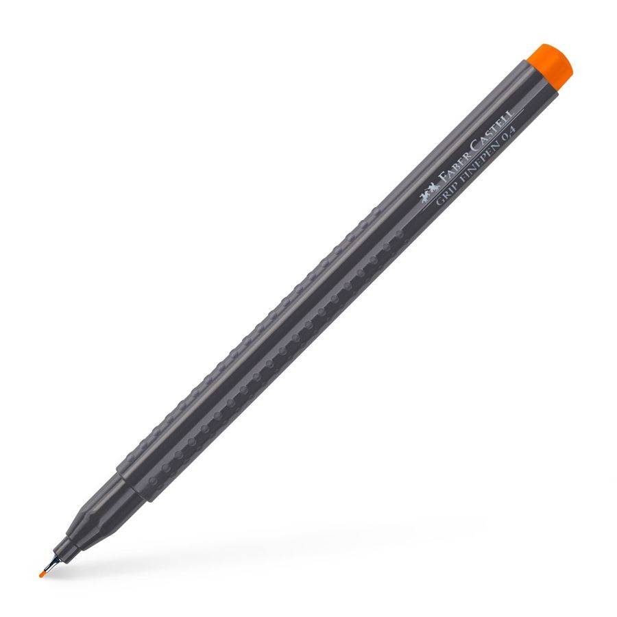 Faber-Castell 151615, Orange, Fein, Schwarz, Orange, Kunststoff, Dreieck, Dark cadmium orange