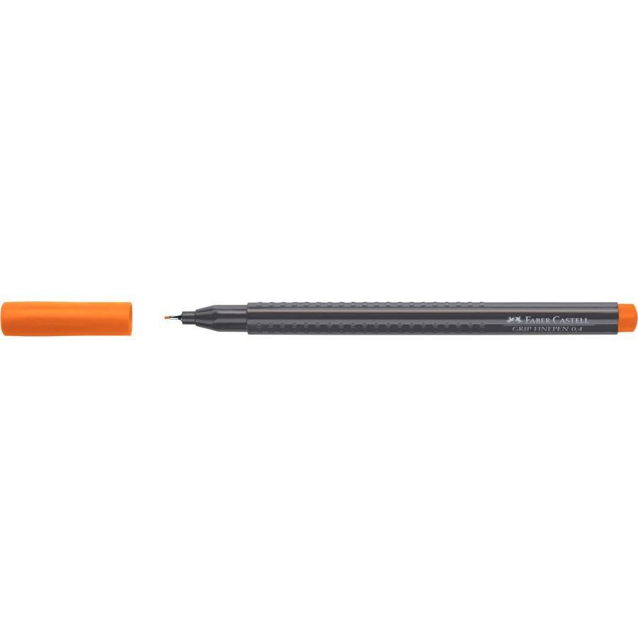 Faber-Castell 151615, Orange, Fein, Schwarz, Orange, Kunststoff, Dreieck, Dark cadmium orange