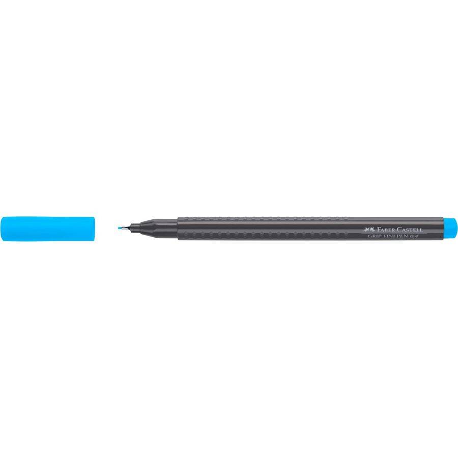 Faber-Castell 151647, Hellblau, Fein, Schwarz, Hellblau, Dreieck, Light blue, Tinte auf Lebensmittelfarbstoffbasis