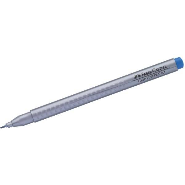Fineliner Finepen Grip 0,4 mm helioblau rötlich