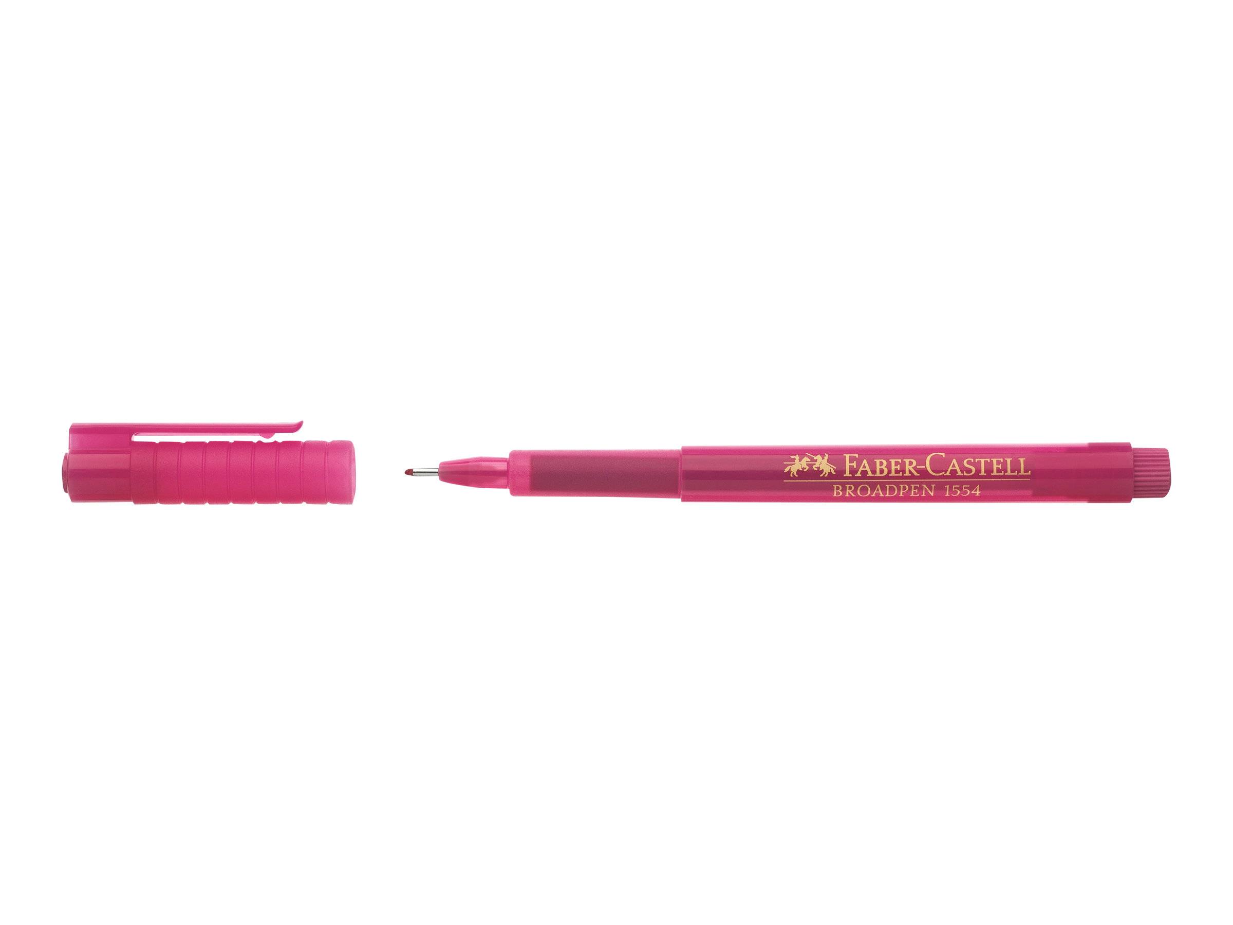 FABER-CASTELL BROADPEN 1554 - Fineliner - rosa