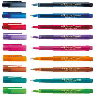 Faber-Castell Fineliner BROADPEN 1554 155428 0,8mm pink