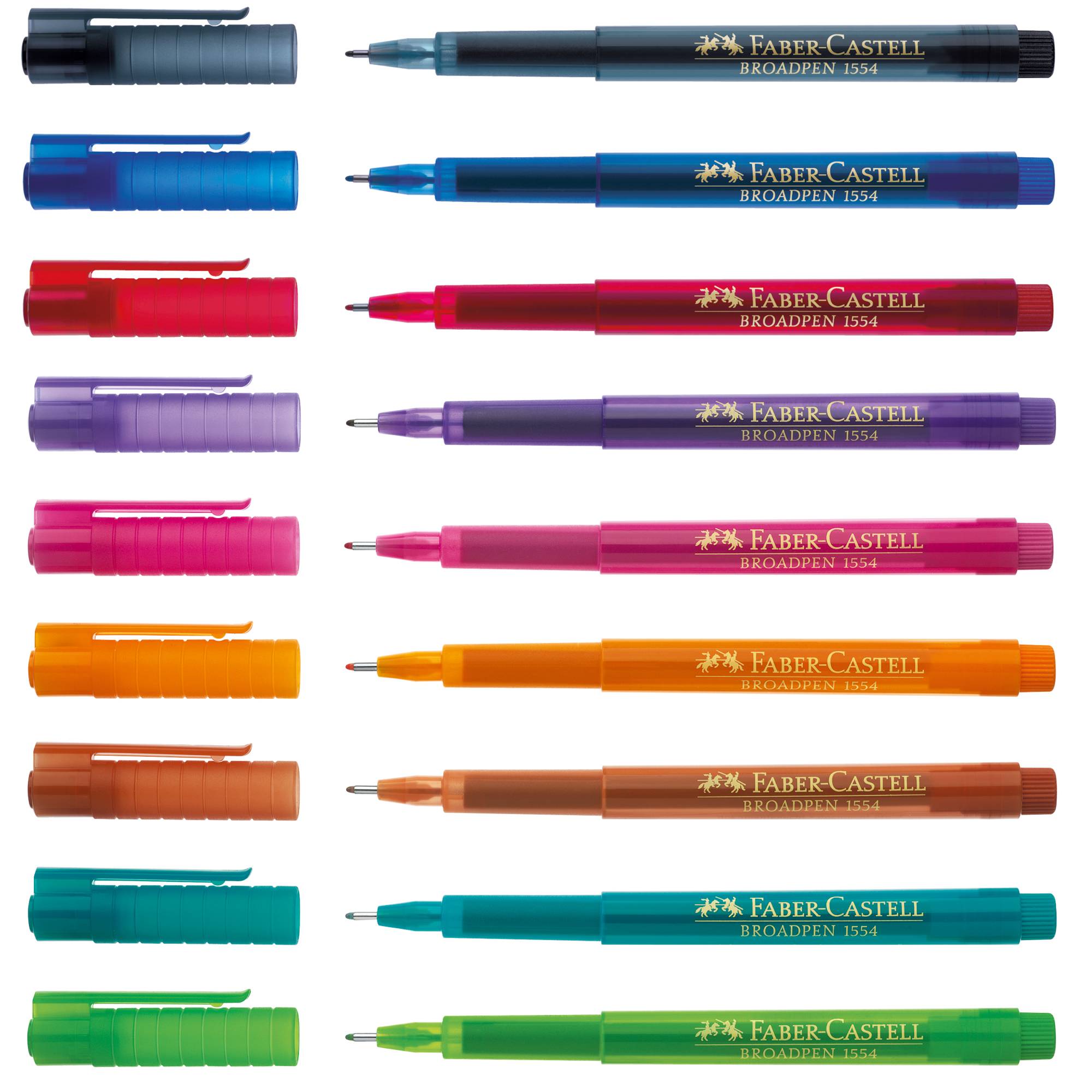 Faber-Castell Fineliner BROADPEN 1554 155436 0,8mm violett