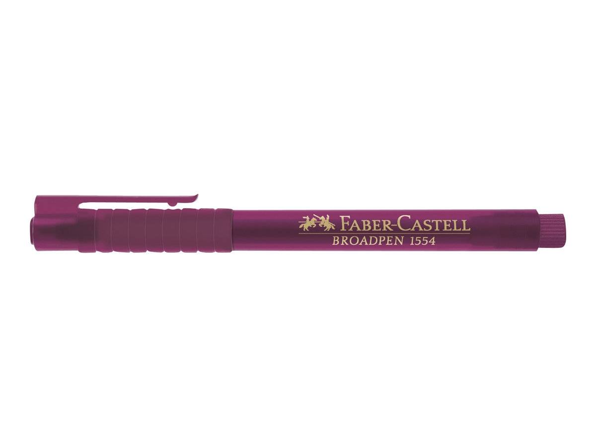 FABER-CASTELL BROADPEN 1554 - Fineliner - Magenta